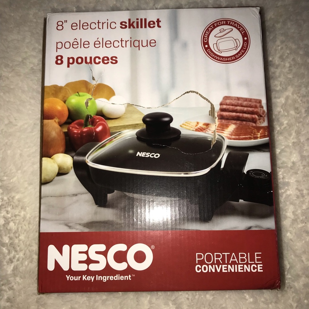 8” electric skillet